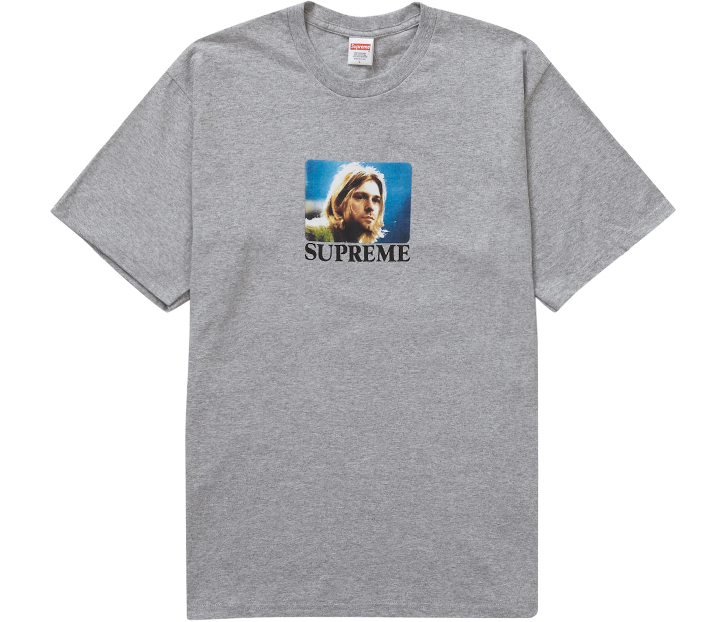 Supreme Kurt Cobain Tee Heather Grey