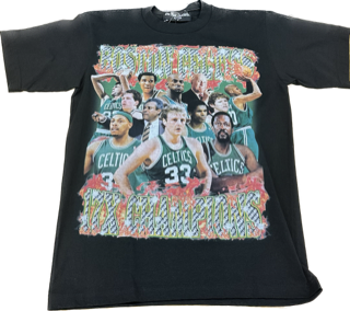 Do Not Disturb. Vintage Tee Celtics 17x World Champions Black