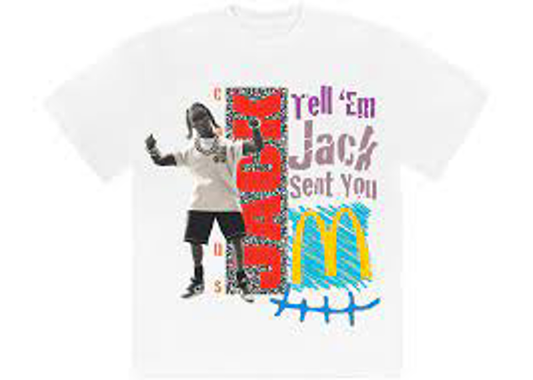 Travis Scott x McDonalds Jack Smile T-shirt White