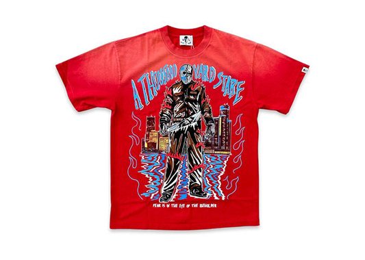 Warren Lotas Thousand Yard Stare Tee Faded Red