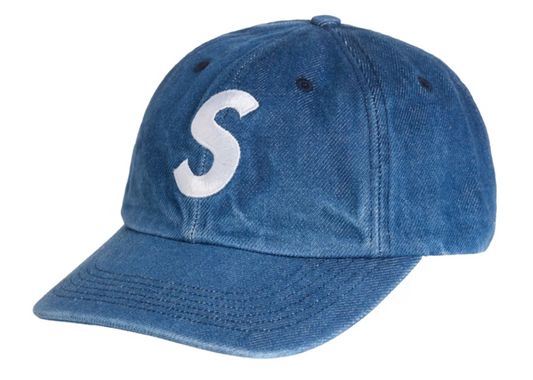 Supreme Pigment S Logo 6-Panel Denim