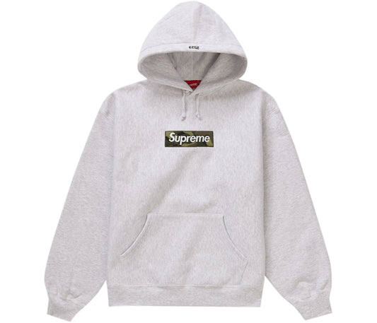 Supreme Box Logo Hooded Sweatshirt (FW23) Ash Grey