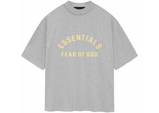 Fear of God Essentials Heavy Jersey Tee Light Heather Grey