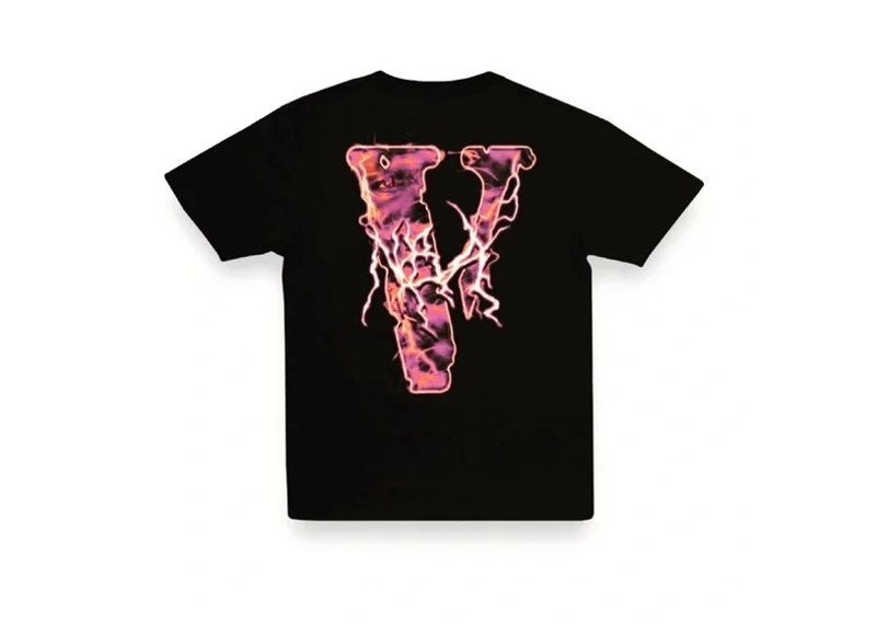 Vlone x Never Broke Again Slime T-shirt Black/Red