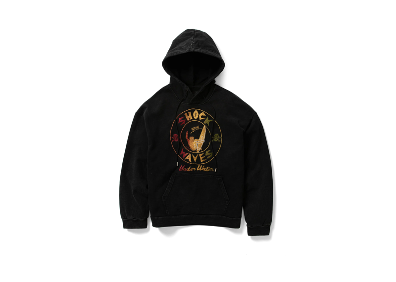 Who Decides War Shock Waves Hoodie Black