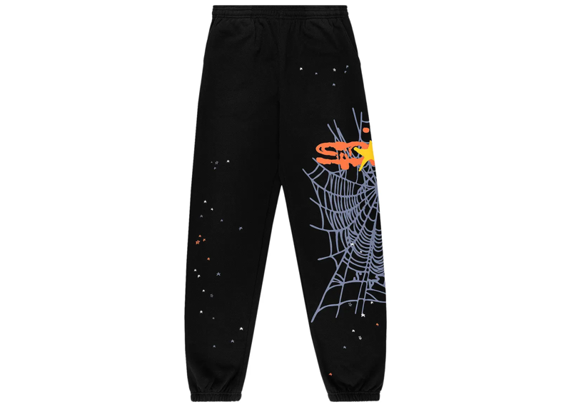 Sp5der Heavy Web Sweatpant Black