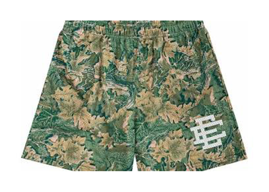 Eric Emanuel EE Basic Shorts Leaf Camo Green/white