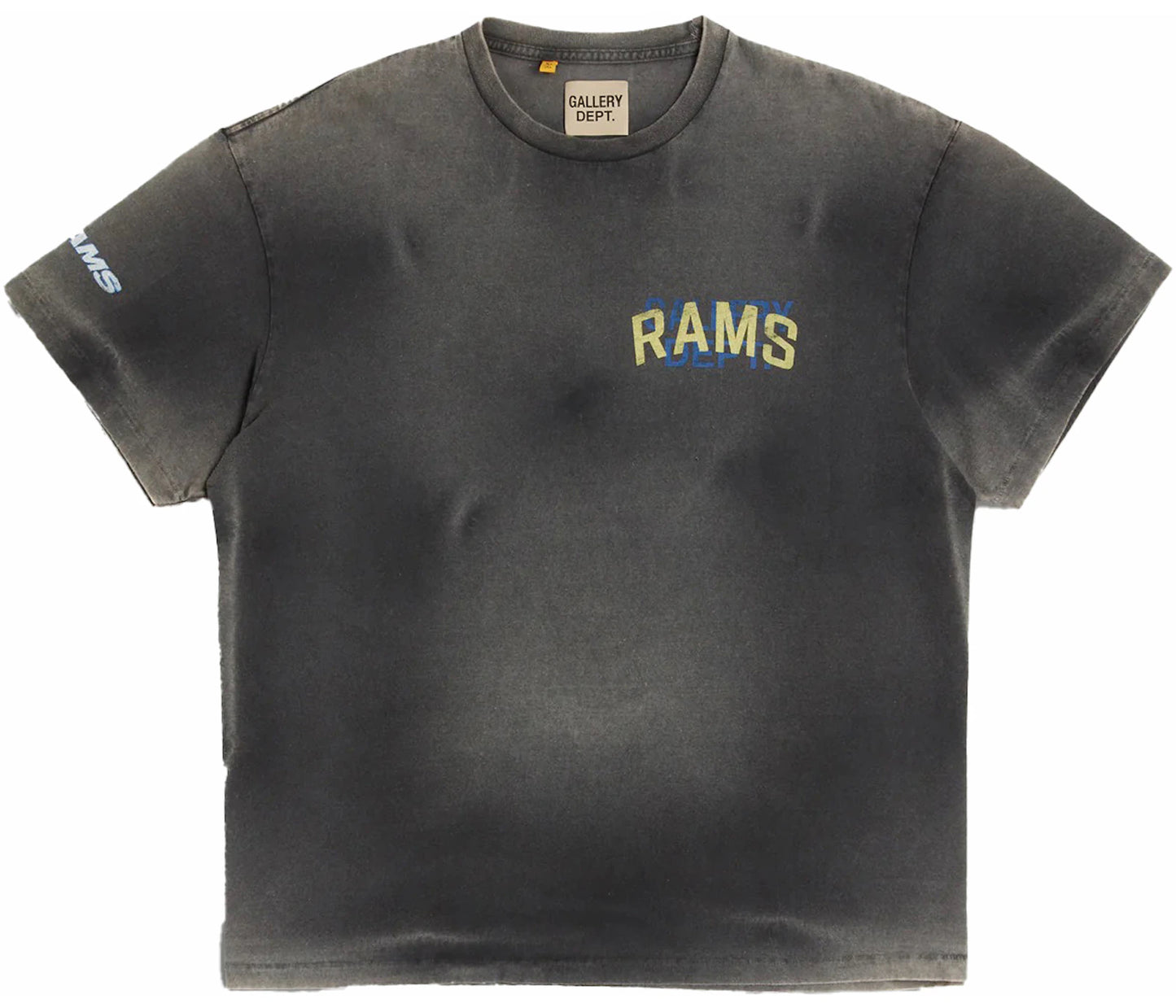 Gallery Dept. LA Rams Sun Faded Tee Black