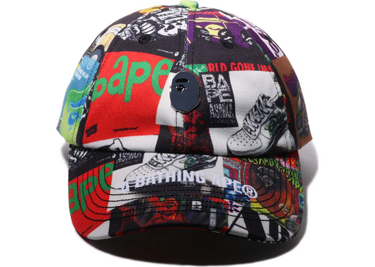 BAPE Album Monogram Cap Multi