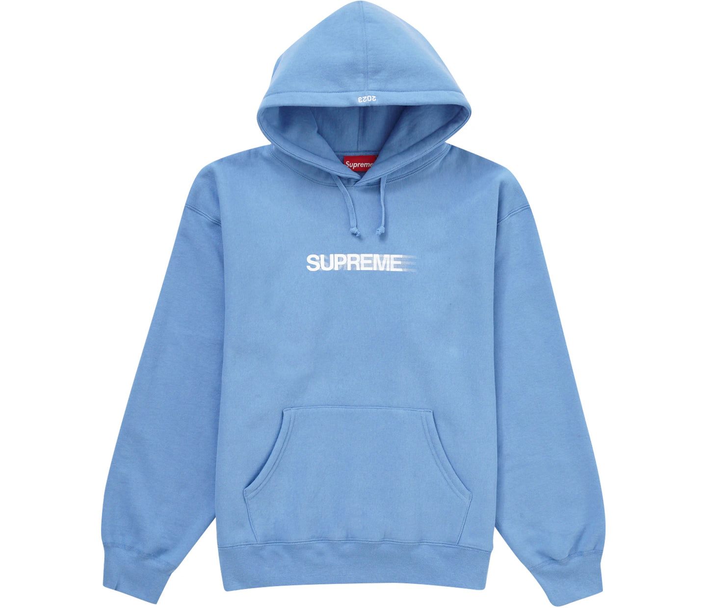 Supreme Motion Logo Hooded Sweatshirt (SS23) Light Blue