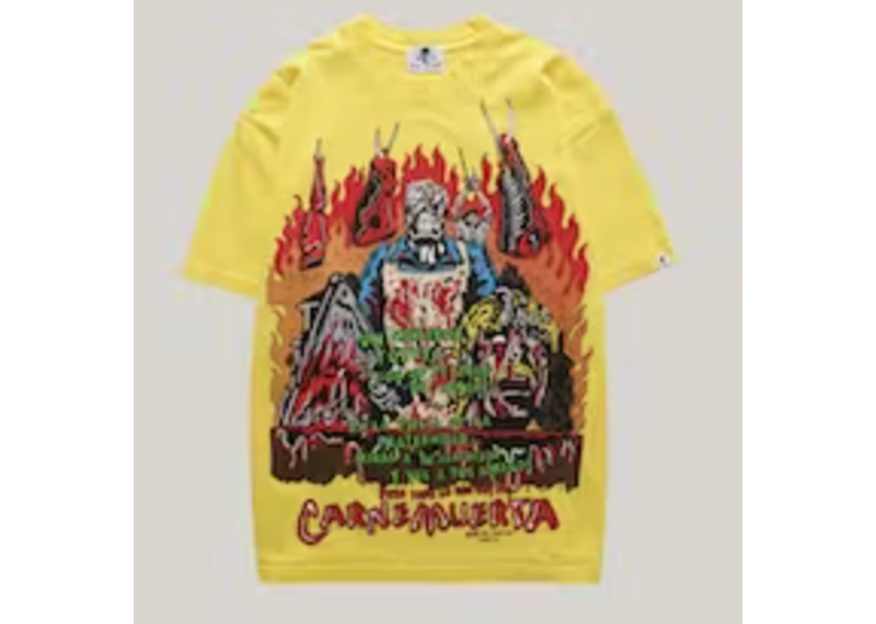 Warren Lotas Carne Muerta Tee Yellow