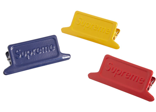 Supreme Dulton Small Clips (Set of 3) Multicolor