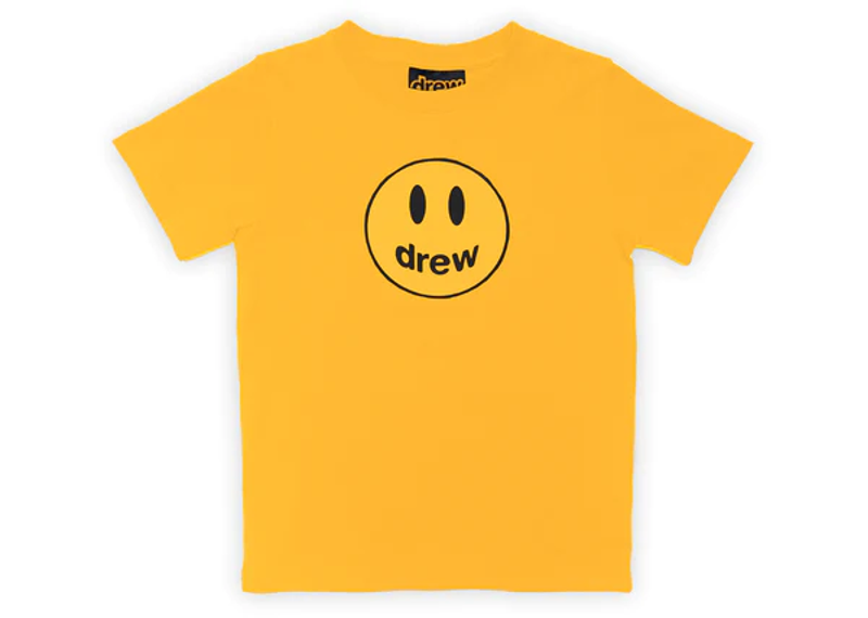 drew house mini-drew mascot t-shirt golden yellow