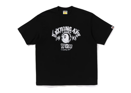 BAPE Layered College Relaxed Tee Black