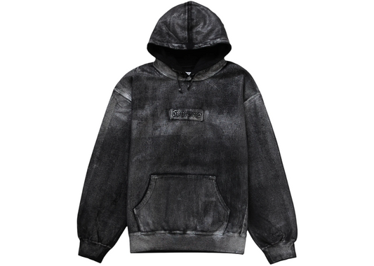 Supreme MM6 Maison Margiela Foil Box Logo Hooded Sweatshirt Black