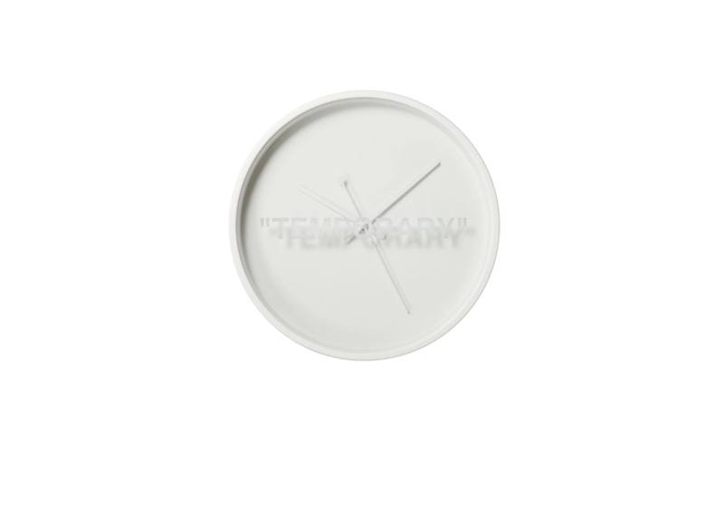 Virgil Abloh x IKEA MARKERAD TEMPORARY Wall Clock