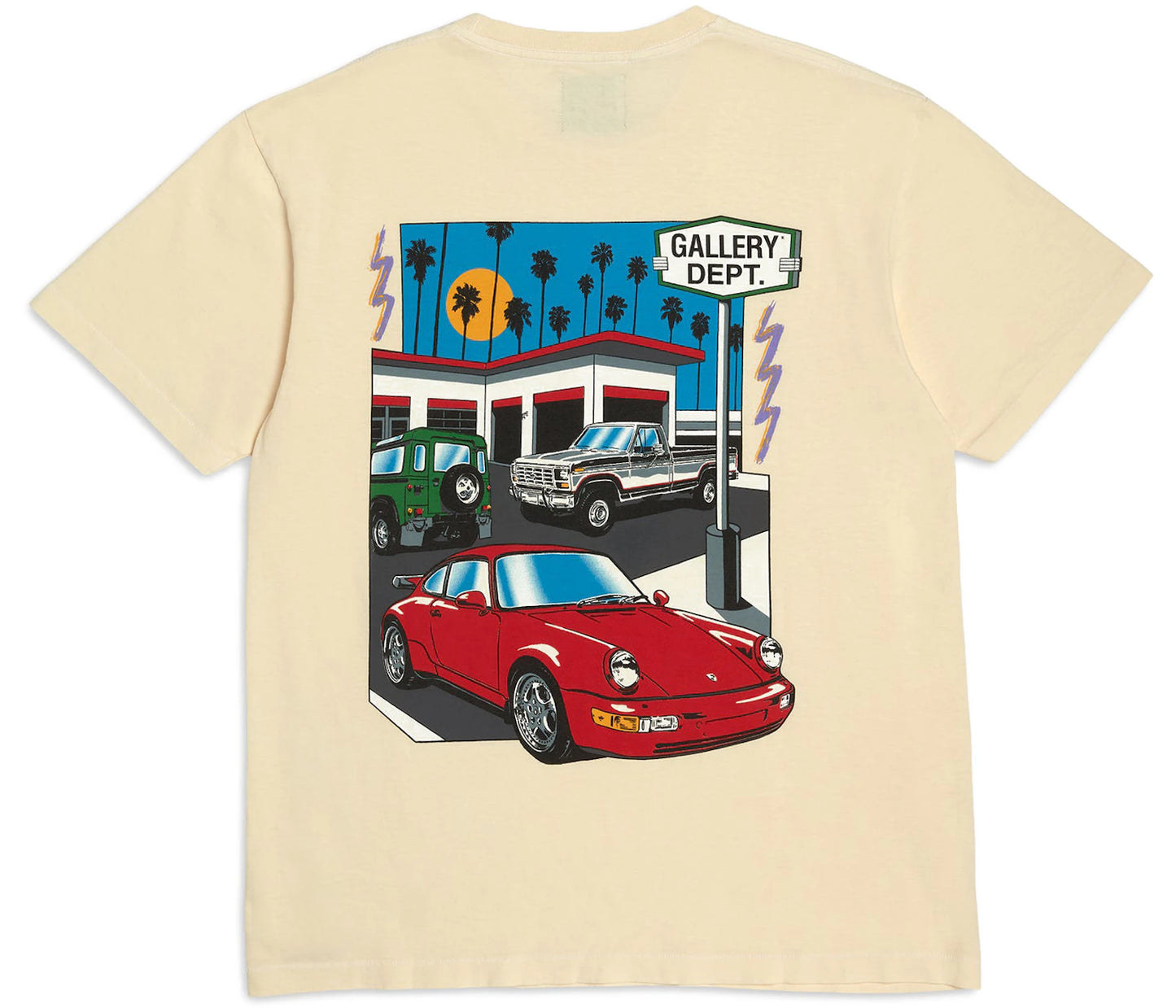 Gallery Dept. Drive Thru Boxy Fit Tee Cream