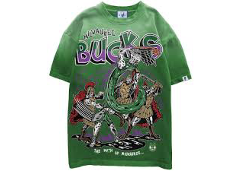 Warren Lotas Milwaukee Bucks Myth Tee Forest Green