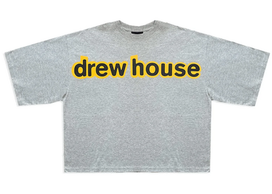 drew house Boxy T-Shirt Heather Grey