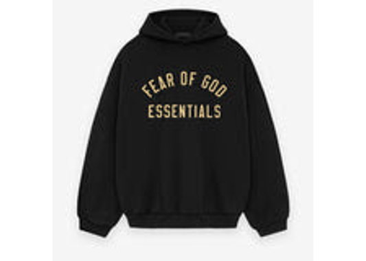 Fear of God Essentials Fleece Hoodie Black (FW24)