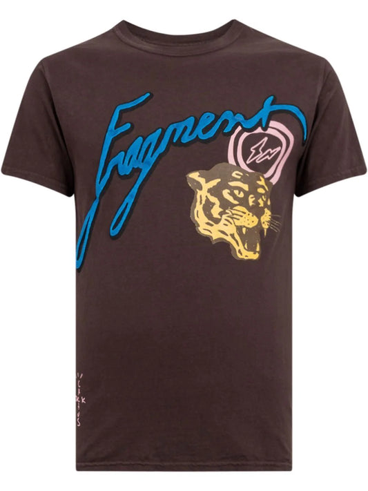 Travis Scott Cactus Jack For Fragment Icons Tee Brown