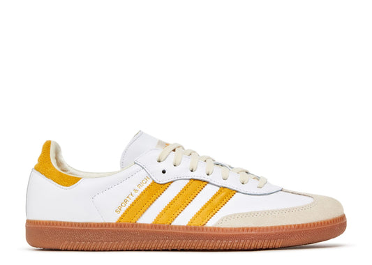 Sporty & Rich x Samba OG White Bold Gold