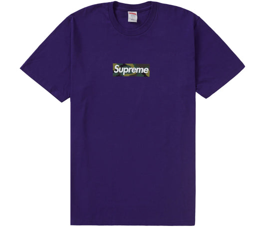 Supreme Box Logo Tee (FW23) Purple