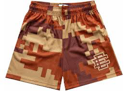 ERIC EMANUEL EE BASIC SHORTS DIGI-CAMO Dark Brown