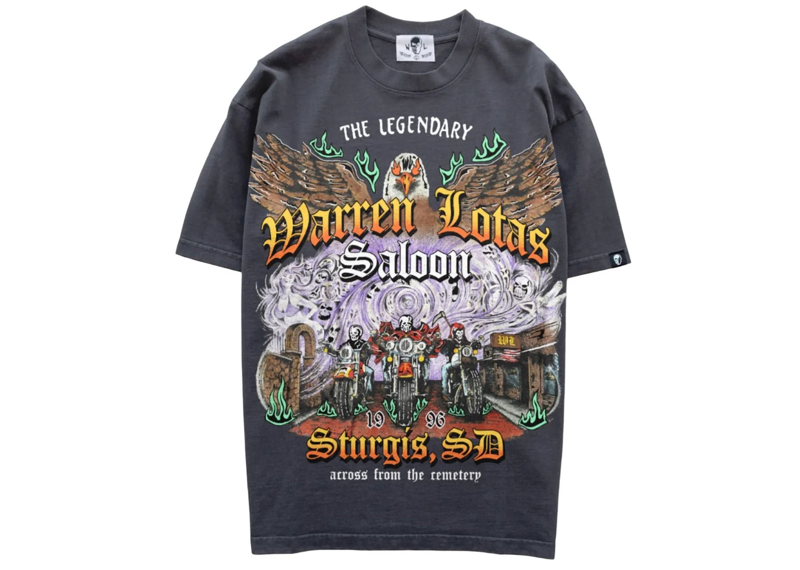 Warren Lotas Sturgis Cemetery Tee Black