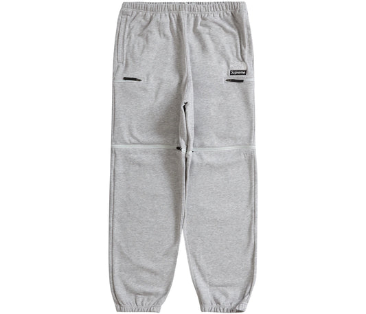 Supreme The North Face Convertible Sweatpant Heather Grey