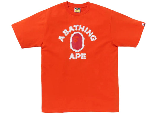 BAPE Brush College Tee Black