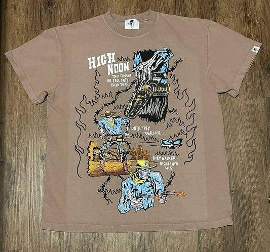 Warren Lotas High Noon Tee Alt Faded Brown