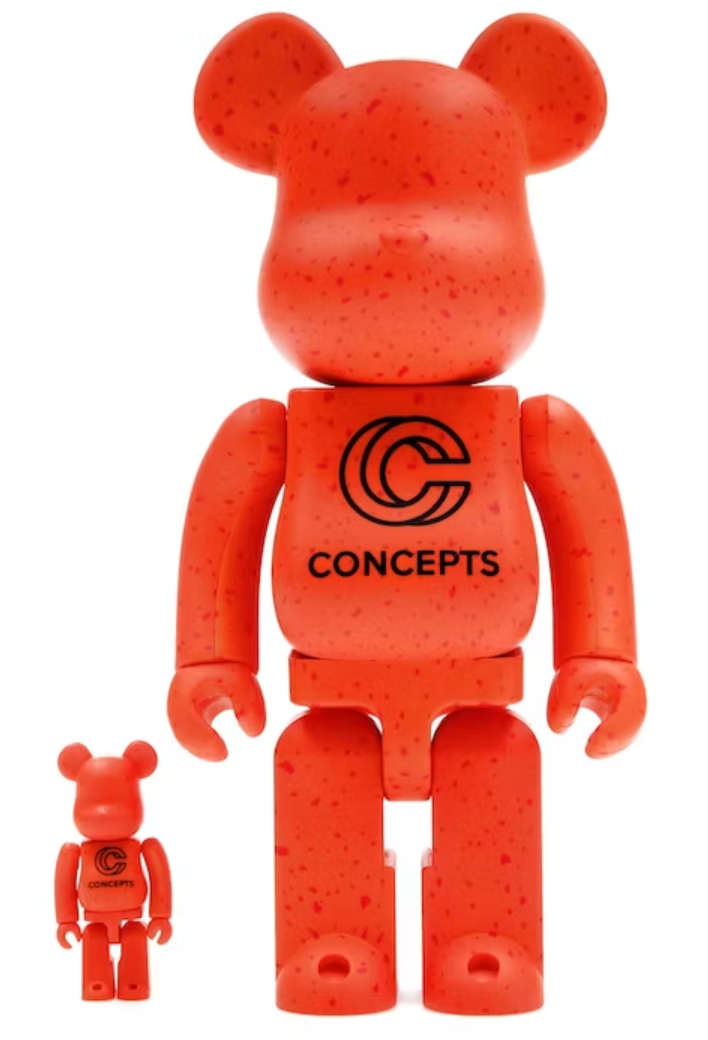 Bearbrick x Concepts Orange Lobster 100%