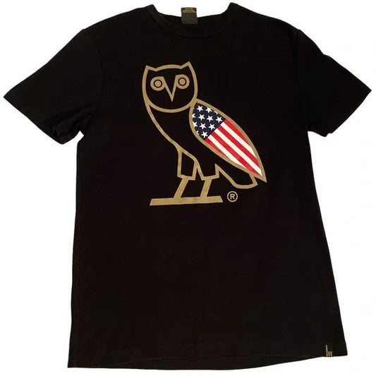 OVO USA OG Owl T-Shirt Mens Black