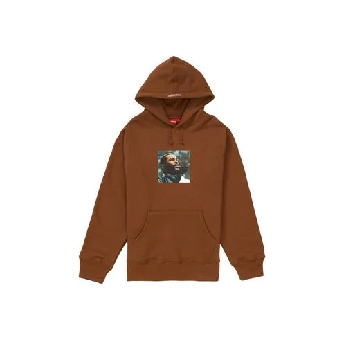 Supreme Marvin Gaye Hooded Sweatshirt Brown