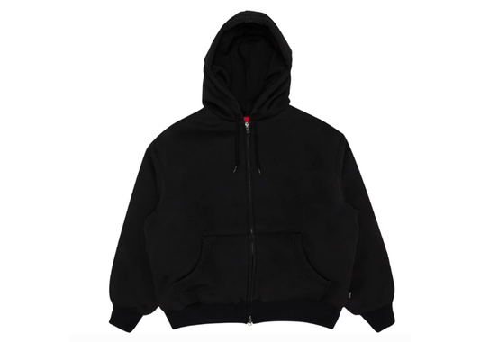 Supreme x The North Face Down Filled Zip Up Hooded Sweatshirt Black