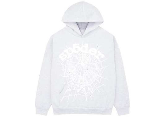 SP5DER Grey Hoodie