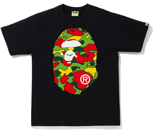 BAPE Sta Camo Big Ape Head Tee Black/Multi