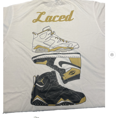 LACED Your Jays tee-Shirt White