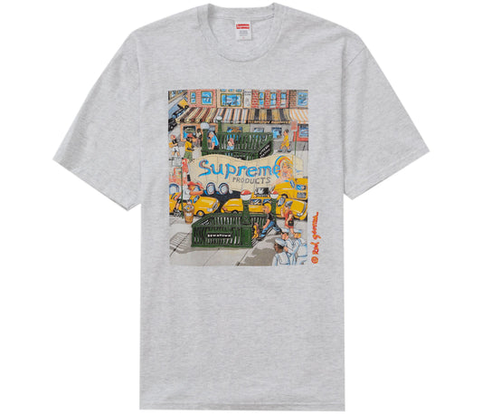 Supreme Manhattan Tee Ash Grey