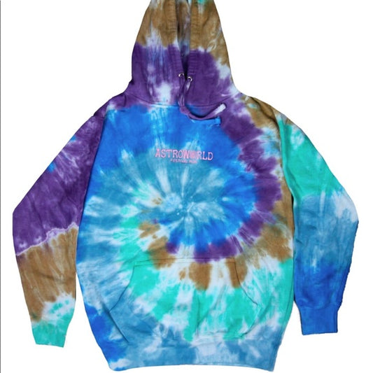 Travis Scott Astroworld Festival Run Hoodie Tie Dye