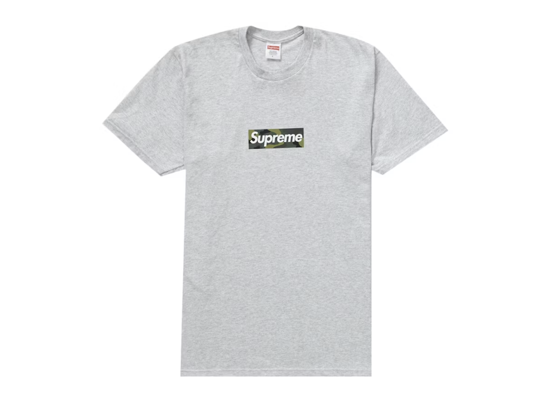 Supreme Box Logo Tee (FW23) Ash Grey