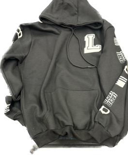 LACED 2023 IN LACED WE TRUST HOODIE BLACK/WHITE