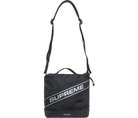 Supreme Logo Shoulder Bag Black