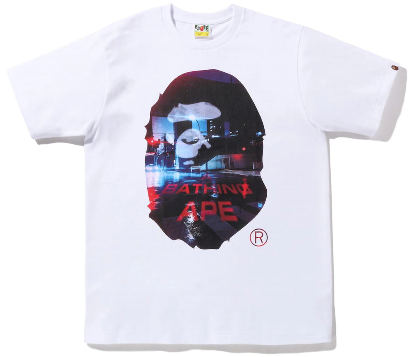 BAPE Ape Back Street Tee White