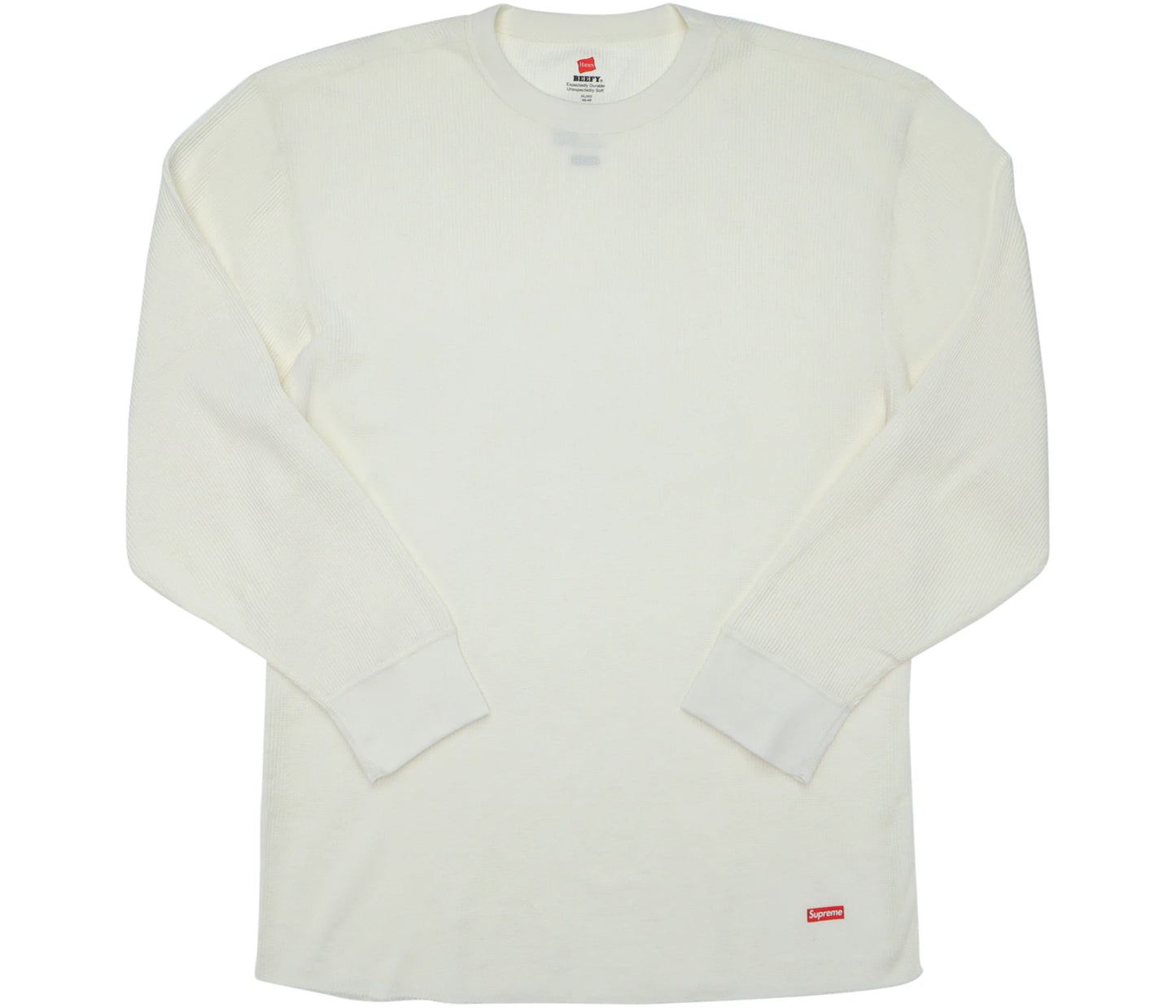 Supreme Hanes Thermal Crew (1 Pack) Natural