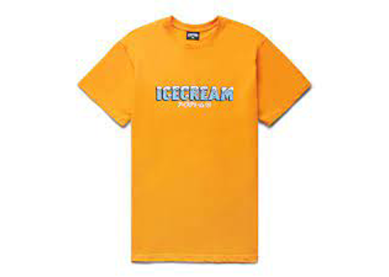 ICE CREAM MAN SS T-SHIRT GLORY ORANGE