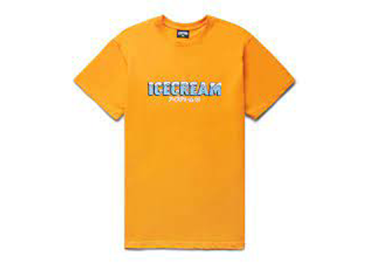 ICE CREAM MAN SS T-SHIRT GLORY ORANGE