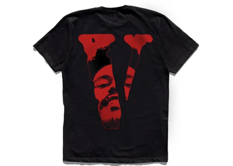 The Weeknd x Vlone After Hours Blood Drip Tee Black