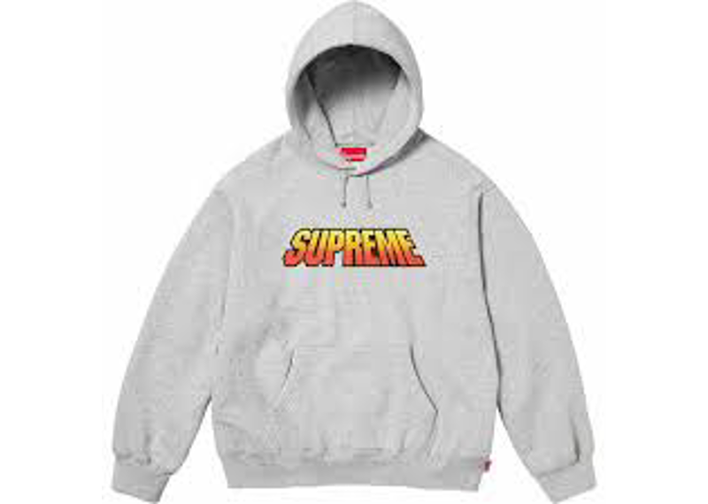 Supreme Sabotage hooded sweatshirt  Grey